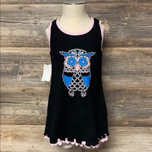 Too Fast Hoot Pink Baby Ruffle Tank Dress NWT